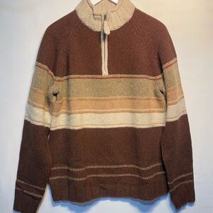 Men’s The Territory Ahead Lambswool Blend 3/4 Zip Sweater